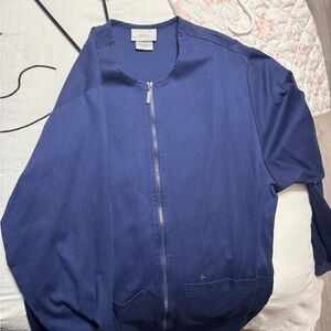 Barco Uniforms Blue Lightweight Zip-Up Jacket